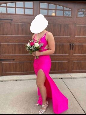 Hot Pink Prom Dress